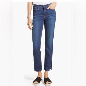FRAME Le High Straight Leg Tuxedo Jeans - Color Helm